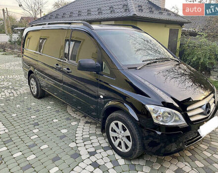 Черный Мерседес Вито, объемом двигателя 2.14 л и пробегом 310 тыс. км за 17800 $, фото 1 на Automoto.ua