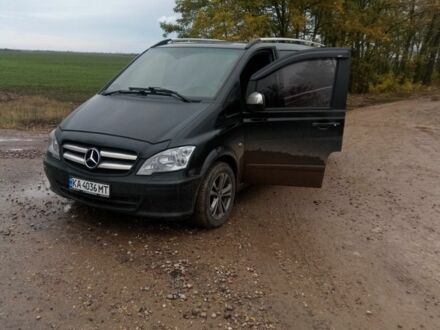 Черный Мерседес Вито, объемом двигателя 2.1 л и пробегом 400 тыс. км за 286 $, фото 1 на Automoto.ua