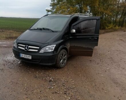 Черный Мерседес Вито, объемом двигателя 2.1 л и пробегом 400 тыс. км за 286 $, фото 1 на Automoto.ua