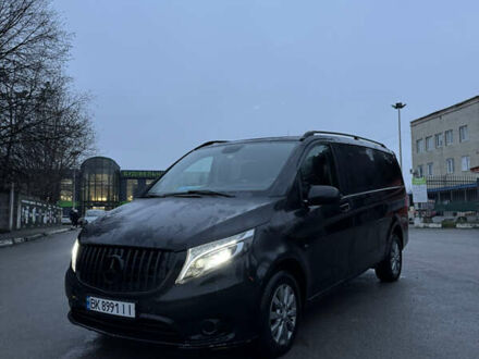 Черный Мерседес Вито, объемом двигателя 2.14 л и пробегом 480 тыс. км за 16500 $, фото 1 на Automoto.ua