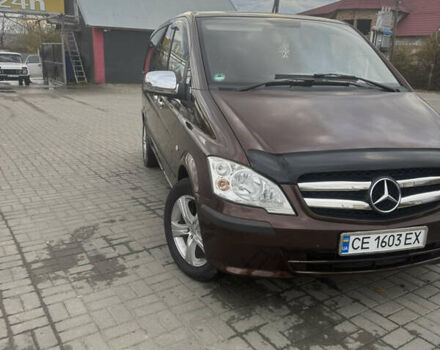Коричневый Мерседес Вито, объемом двигателя 2.14 л и пробегом 351 тыс. км за 12500 $, фото 1 на Automoto.ua