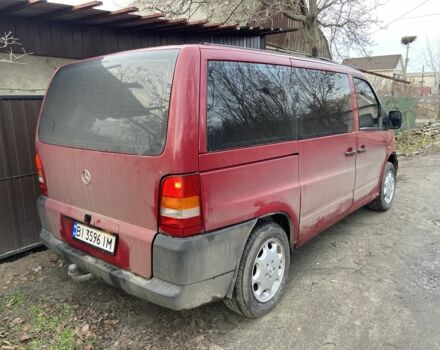 Красный Мерседес Вито, объемом двигателя 2.3 л и пробегом 600 тыс. км за 4300 $, фото 14 на Automoto.ua
