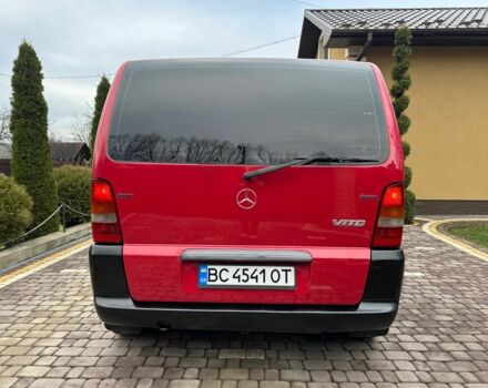 Красный Мерседес Вито, объемом двигателя 2.3 л и пробегом 400 тыс. км за 3650 $, фото 4 на Automoto.ua