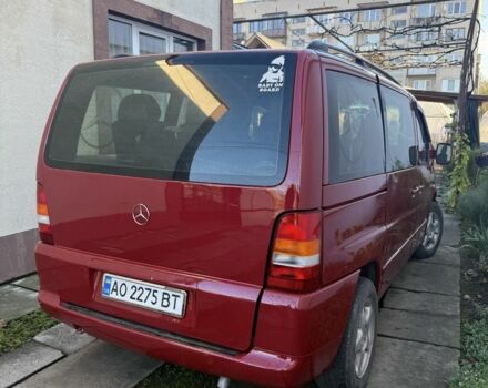 Червоний Мерседес Віто, об'ємом двигуна 2.1 л та пробігом 376 тис. км за 4800 $, фото 1 на Automoto.ua