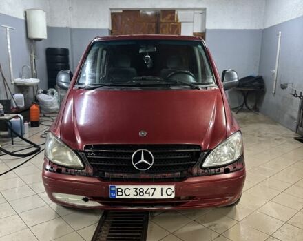 Червоний Мерседес Віто, об'ємом двигуна 2.1 л та пробігом 450 тис. км за 3999 $, фото 1 на Automoto.ua