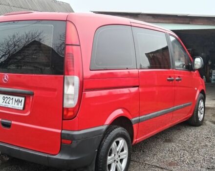 Красный Мерседес Вито, объемом двигателя 2.1 л и пробегом 334 тыс. км за 6200 $, фото 5 на Automoto.ua
