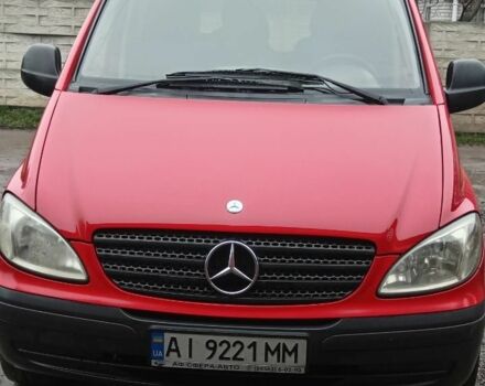 Красный Мерседес Вито, объемом двигателя 2.1 л и пробегом 334 тыс. км за 6200 $, фото 1 на Automoto.ua