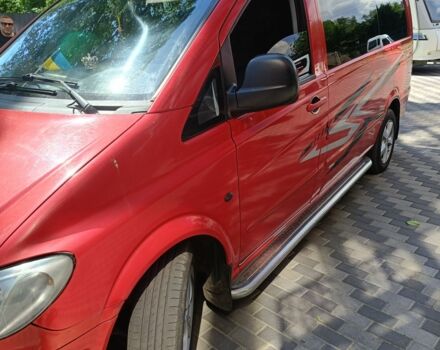 Червоний Мерседес Віто, об'ємом двигуна 2.1 л та пробігом 210 тис. км за 7000 $, фото 18 на Automoto.ua