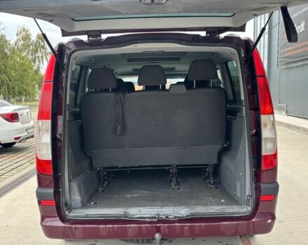 Красный Мерседес Вито, объемом двигателя 2.2 л и пробегом 346 тыс. км за 4000 $, фото 4 на Automoto.ua