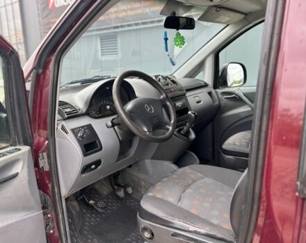 Красный Мерседес Вито, объемом двигателя 2.2 л и пробегом 346 тыс. км за 4000 $, фото 10 на Automoto.ua