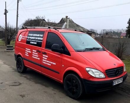 Красный Мерседес Вито, объемом двигателя 2.1 л и пробегом 320 тыс. км за 5800 $, фото 1 на Automoto.ua