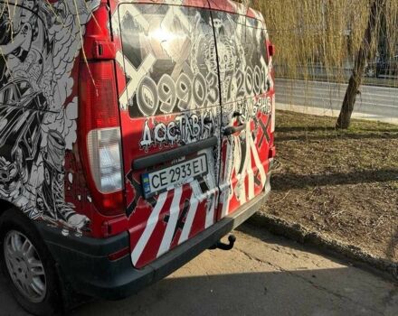 Красный Мерседес Вито, объемом двигателя 2.1 л и пробегом 480 тыс. км за 7000 $, фото 4 на Automoto.ua