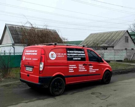 Красный Мерседес Вито, объемом двигателя 2.1 л и пробегом 320 тыс. км за 5800 $, фото 5 на Automoto.ua