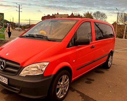 Червоний Мерседес Віто, об'ємом двигуна 2.1 л та пробігом 250 тис. км за 11500 $, фото 1 на Automoto.ua