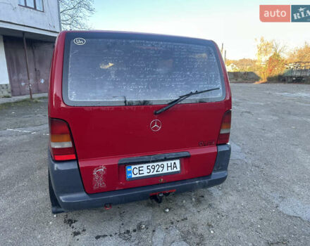 Красный Мерседес Вито, объемом двигателя 2.3 л и пробегом 500 тыс. км за 3750 $, фото 3 на Automoto.ua