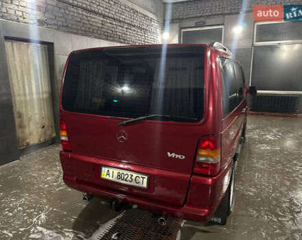 Красный Мерседес Вито, объемом двигателя 2.3 л и пробегом 360 тыс. км за 7700 $, фото 3 на Automoto.ua
