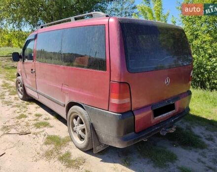 Червоний Мерседес Віто, об'ємом двигуна 2.3 л та пробігом 383 тис. км за 3999 $, фото 4 на Automoto.ua