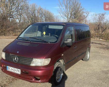Красный Мерседес Вито, объемом двигателя 2.3 л и пробегом 999 тыс. км за 3000 $, фото 2 на Automoto.ua