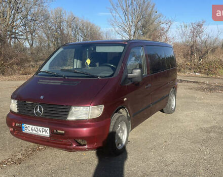 Красный Мерседес Вито, объемом двигателя 2.3 л и пробегом 999 тыс. км за 3000 $, фото 4 на Automoto.ua