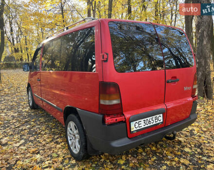Мерседес Вито 2000 в Хотине на Automoto.ua Красный Мерседес Вито, объемом двигателя 2.15 л и пробегом 400 тыс. км за 4800 $, фото 2 на Automoto.ua
