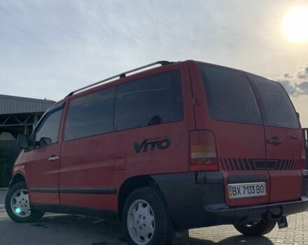 Красный Мерседес Вито, объемом двигателя 2.2 л и пробегом 400 тыс. км за 3350 $, фото 9 на Automoto.ua