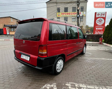 Красный Мерседес Вито, объемом двигателя 2.15 л и пробегом 350 тыс. км за 3950 $, фото 1 на Automoto.ua