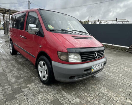 Красный Мерседес Вито, объемом двигателя 2.15 л и пробегом 195 тыс. км за 5500 $, фото 7 на Automoto.ua