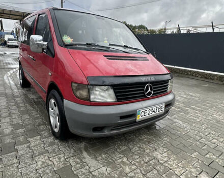 Красный Мерседес Вито, объемом двигателя 2.15 л и пробегом 195 тыс. км за 5500 $, фото 8 на Automoto.ua