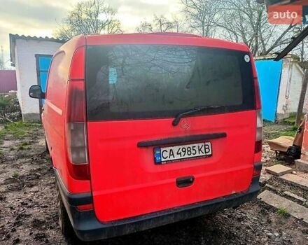 Червоний Мерседес Віто, об'ємом двигуна 2.1 л та пробігом 250 тис. км за 4350 $, фото 1 на Automoto.ua