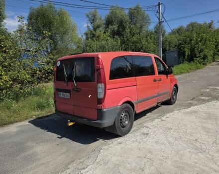 Красный Мерседес Вито, объемом двигателя 2.1 л и пробегом 380 тыс. км за 3600 $, фото 2 на Automoto.ua