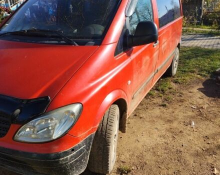 Красный Мерседес Вито, объемом двигателя 2.1 л и пробегом 420 тыс. км за 4200 $, фото 3 на Automoto.ua