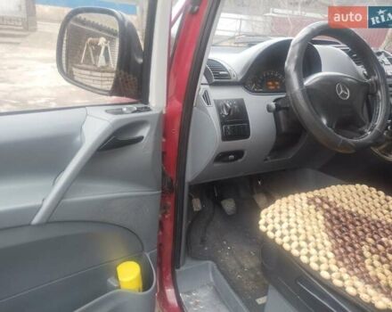 Червоний Мерседес Віто, об'ємом двигуна 2.2 л та пробігом 333 тис. км за 7000 $, фото 7 на Automoto.ua