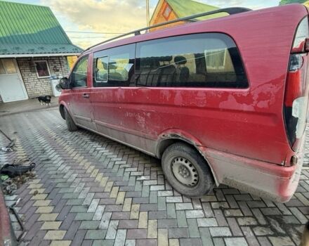 Червоний Мерседес Віто, об'ємом двигуна 2.2 л та пробігом 250 тис. км за 2600 $, фото 2 на Automoto.ua