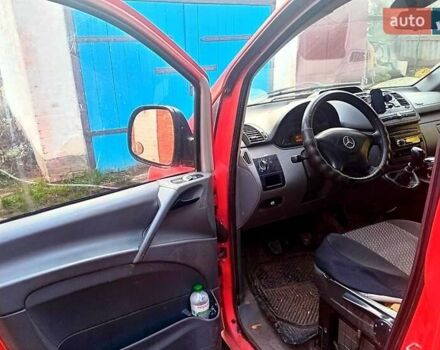 Червоний Мерседес Віто, об'ємом двигуна 2.1 л та пробігом 250 тис. км за 4350 $, фото 4 на Automoto.ua