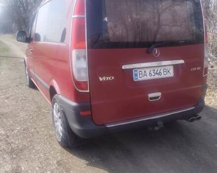 Червоний Мерседес Віто, об'ємом двигуна 2.2 л та пробігом 333 тис. км за 7000 $, фото 11 на Automoto.ua