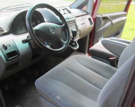 Красный Мерседес Вито, объемом двигателя 2.1 л и пробегом 415 тыс. км за 5600 $, фото 9 на Automoto.ua