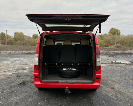 Красный Мерседес Вито, объемом двигателя 2.15 л и пробегом 441 тыс. км за 6000 $, фото 6 на Automoto.ua