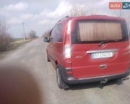 Червоний Мерседес Віто, об'ємом двигуна 2.2 л та пробігом 333 тис. км за 7000 $, фото 14 на Automoto.ua