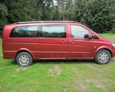 Красный Мерседес Вито, объемом двигателя 2.1 л и пробегом 415 тыс. км за 5600 $, фото 5 на Automoto.ua