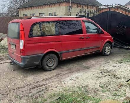 Красный Мерседес Вито, объемом двигателя 2.15 л и пробегом 238 тыс. км за 6200 $, фото 12 на Automoto.ua