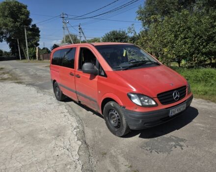 Красный Мерседес Вито, объемом двигателя 2.1 л и пробегом 380 тыс. км за 3600 $, фото 1 на Automoto.ua