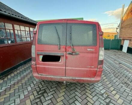 Червоний Мерседес Віто, об'ємом двигуна 2.2 л та пробігом 250 тис. км за 2600 $, фото 6 на Automoto.ua
