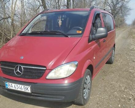 Червоний Мерседес Віто, об'ємом двигуна 2.2 л та пробігом 333 тис. км за 7000 $, фото 2 на Automoto.ua