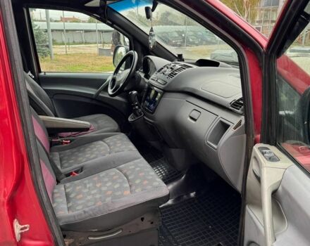 Красный Мерседес Вито, объемом двигателя 2.1 л и пробегом 360 тыс. км за 6500 $, фото 13 на Automoto.ua