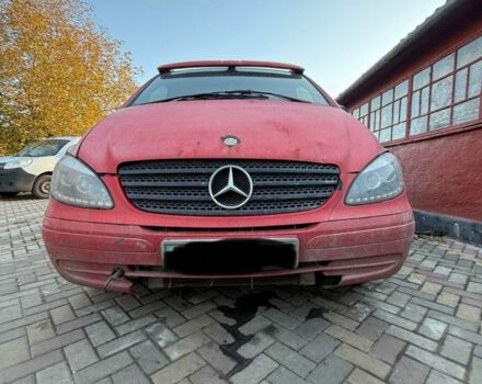 Червоний Мерседес Віто, об'ємом двигуна 2.2 л та пробігом 250 тис. км за 2600 $, фото 7 на Automoto.ua