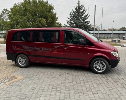 Красный Мерседес Вито, объемом двигателя 2.1 л и пробегом 360 тыс. км за 6500 $, фото 2 на Automoto.ua