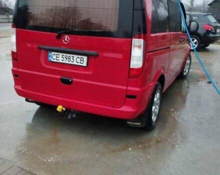 Красный Мерседес Вито, объемом двигателя 2.2 л и пробегом 402 тыс. км за 6800 $, фото 3 на Automoto.ua