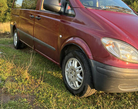 Красный Мерседес Вито, объемом двигателя 2.15 л и пробегом 345 тыс. км за 5199 $, фото 1 на Automoto.ua