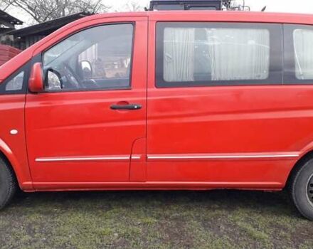 Красный Мерседес Вито, объемом двигателя 2.1 л и пробегом 391 тыс. км за 5700 $, фото 3 на Automoto.ua