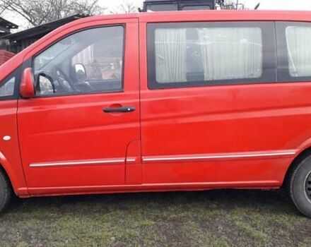 Красный Мерседес Вито, объемом двигателя 2.1 л и пробегом 391 тыс. км за 5700 $, фото 2 на Automoto.ua